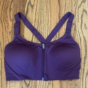 NWOT Zip-Front Sports Bra